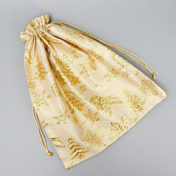 Цена за 5 шт. Мешочек подарочный парча Подарок от сердца, 30 х 40 см +/- 1.5 см - Дарите счастье фото 4