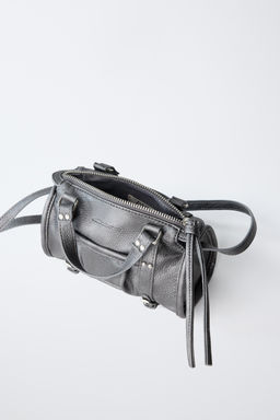 BANDOLERA METALIZADA / Gris - Zara фото 4