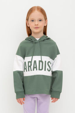 К 301691/зеленый мох джемпер для дев