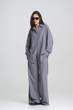 Костюм Summer в клетку Blue