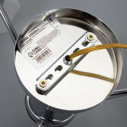 Светильник потолочный BayerLux «Миранда», люстра 3хЕ27, 40 Вт, хром, 59×59×26 см