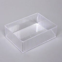 Цена за 3 шт. Органайзер - контейнер для хранения "ЭДЭЛЬ", прозрачный, 16.5*12.5*5см