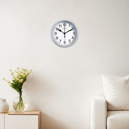 Часы настенные классические «Соломон», бесшумные, плавный ход, d=15 см, серебристые, от батарейки 1×АА