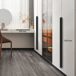 Ручка торцевая CAPPIO RT002BL, L=1200 мм, м/о 960 мм, цвет черный