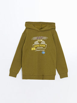 Kap??onlu Erkek ?ocuk Sweatshirt