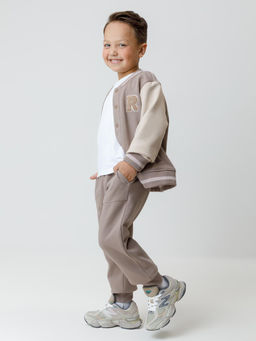 КР 302678/коричневый к624 жакет (бомбер) для мал