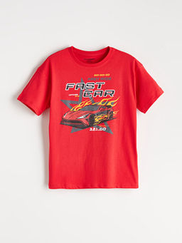 Bisiklet Yaka Erkek ?ocuk ?ortlu Pijama Tak?m?