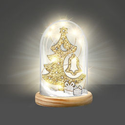 Набор для творчества «Новогодний ночник. Ёлка», деревянные вставки