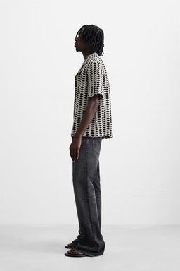 CONTRAST JACQUARD SHIRT - Zara фото 4