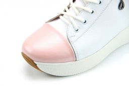 Ботинки EDART 312.omega.w.white/pink/мех - Ed'art фото 5