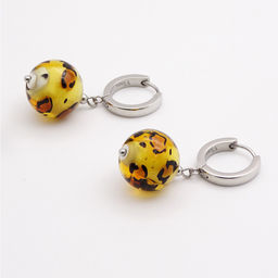 Серьги из муранского стекла LEOPARD LS3135 - Vloes фото 3