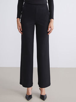 Beli Lastikli Krep Kad?n Pantolon