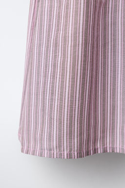 VESTIDO RAYAS CENEFA / Rosado