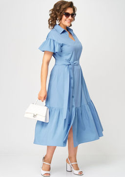 Платье EVA GRANT 7325П голубой