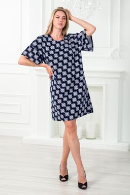 Платье женское из барби Барбара 2 вензель на синем