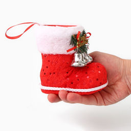 Конфетница «Сапожок», с колокольчиками