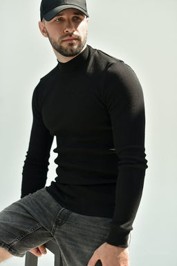 Водолазка кашкорсе Хлопок 95%, лайкра 5% (стойка) - Оптима фото 5