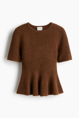 Top en punto de canal? con peplum - H&m фото 4