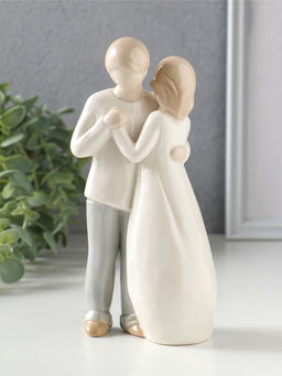 Сувенир керамика "Влюблённая пара. Близость" 8х5,5х17 см