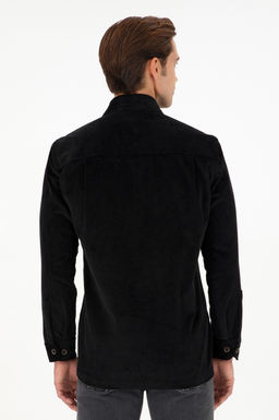 Мужская черная рубашка с длинным рукавом Неожиданная скидка в корзине - U.s. polo assn фото 5