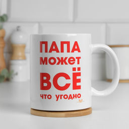 Кружка сублимация Папа может всё что угодно, c нанесением - Дарим Красиво фото 3