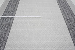 Крой скатерти жаккард Цветочная арабеска цв.серый, 1.90м*2.55м, лен-51%, хлопок-49% - Купава фото 2