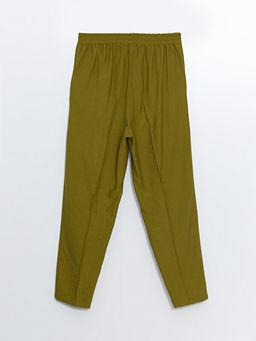 Kad?n Beli Lastikli D?z Pantolon - Waikiki фото 2