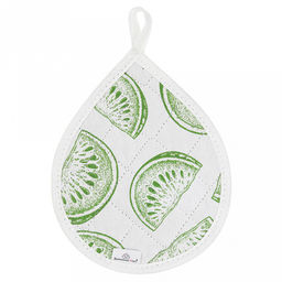 Прихватка 20х18см "Астурия белый" "Капелька", хлопок "Премиум" 191г/м2 - хлопок 100%, наполнитель - ватин 280гр/м2, без упаковки, "Домашняя мода" (Россия)