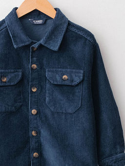 Basic Uzun Kollu Kadife Erkek ?ocuk G?mlek - Waikiki фото 3