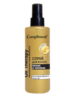 COMPLIMENT д/волос спрей 200мл Oil Therapy Питание и укрепление