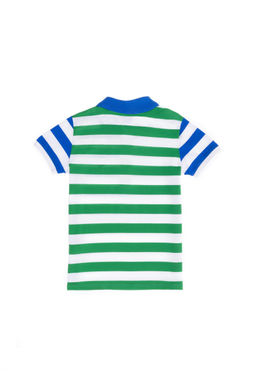 Зеленая футболка с воротником-поло для мальчика Неожиданная скидка в корзине - U.s. polo assn фото 5