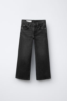 SPARKLY WING WIDE-LEG JEANS