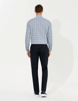 Lacivert Regular Fit Kanvas Pantolon - Pierre cardin фото 4