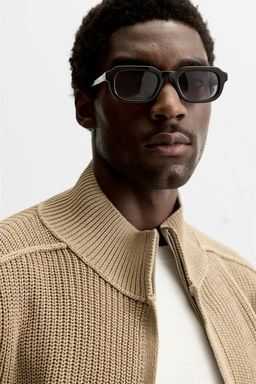KNIT JACKET WITH REVERSE EFFECT TRIMS - Zara фото 5