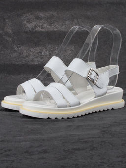 08-PEXL76-1 WHITE Босоножки женские (натуральная кожа) - Фабричный китай фото 3