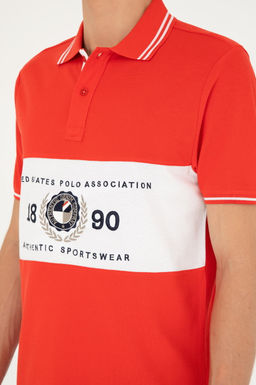 Мужская красная футболка Неожиданная скидка в корзине - U.s. polo assn фото 7