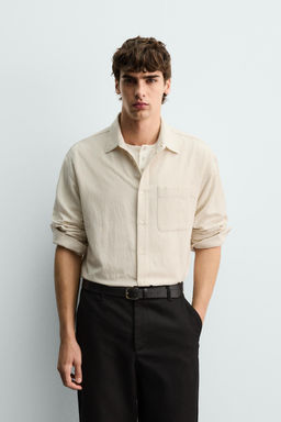 RELAXED FIT CHECK SHIRT - Zara фото 2