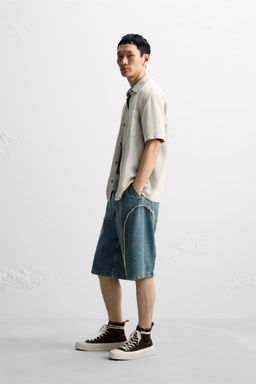 SOLUK EFEKTLI DOKULU GOMLEK - Zara фото 5