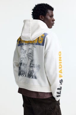 Sudadera con capucha y estampado Oversized Fit - H&m фото 10