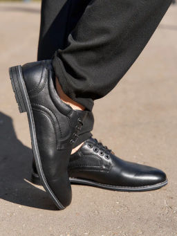 Туфли муж., черный, классика, э/к