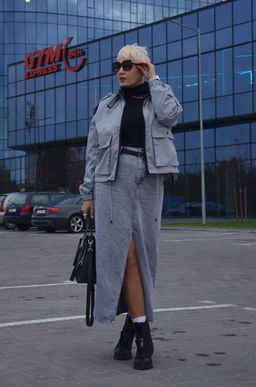 Куртка DOGGI 9005/1 серый фото 5