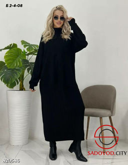 Платье женское однотонное