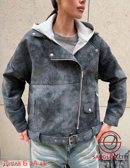 Женская весенняя куртка косуха - Bruno фото 2