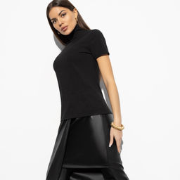 Водолазка Сила нежности (black) - Charutti фото 5