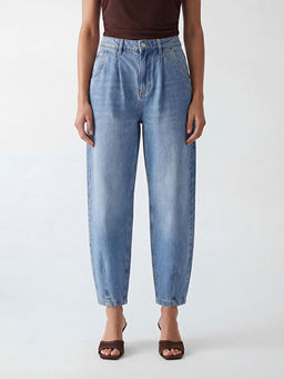 Barrel Fit Kad?n Jean Pantolon