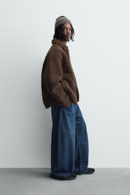 FAUX SHEARLING OVERSHIRT - Zara фото 4