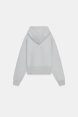 CHAQUETA PUNTO CAPUCHA LAZO / Gris vigor? - Zara фото 5