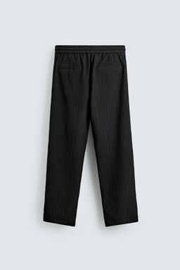 PANTAL?N RELAXED FIT RELIEVE / Gris oscuro - Zara фото 7