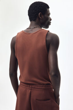 Camiseta sin mangas en canal? Slim Fit - H&m фото 11