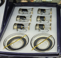 Чайный набор 12 предметов / 024-6+6D-40 /уп 12/ восточная форма